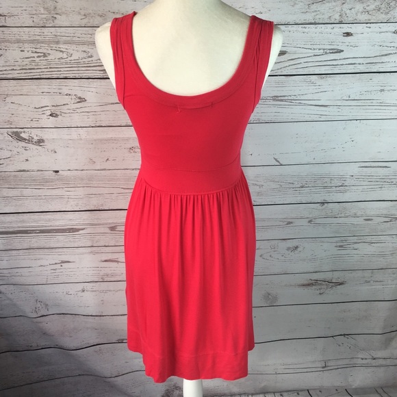XXI red stretch knit summer dress - Picture 2 of 3